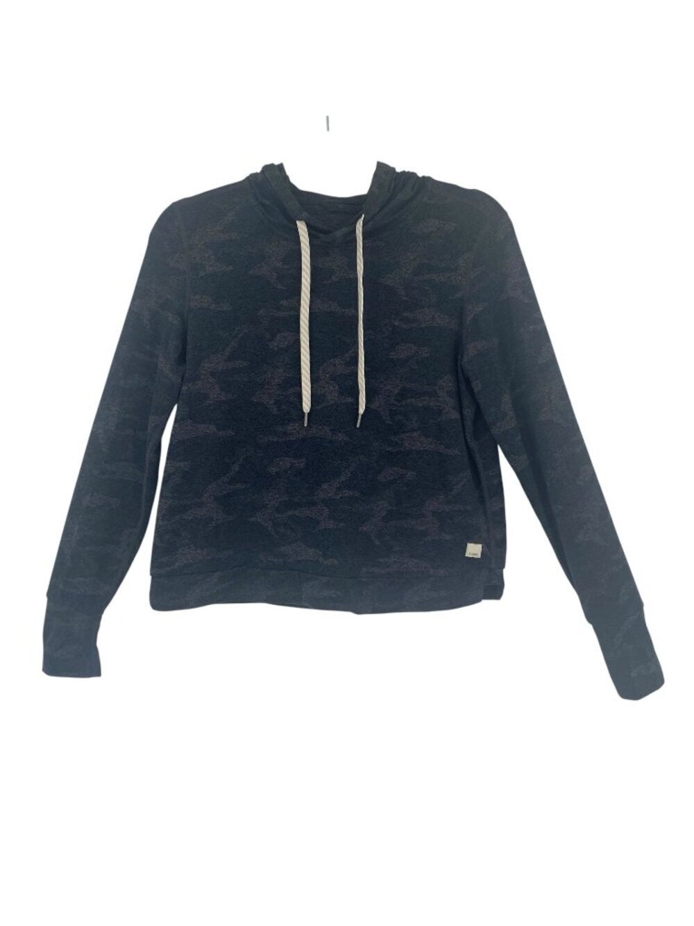 Vuori Halo Essential Hoodie Womens XS Black Camo Performance Pullover VW226